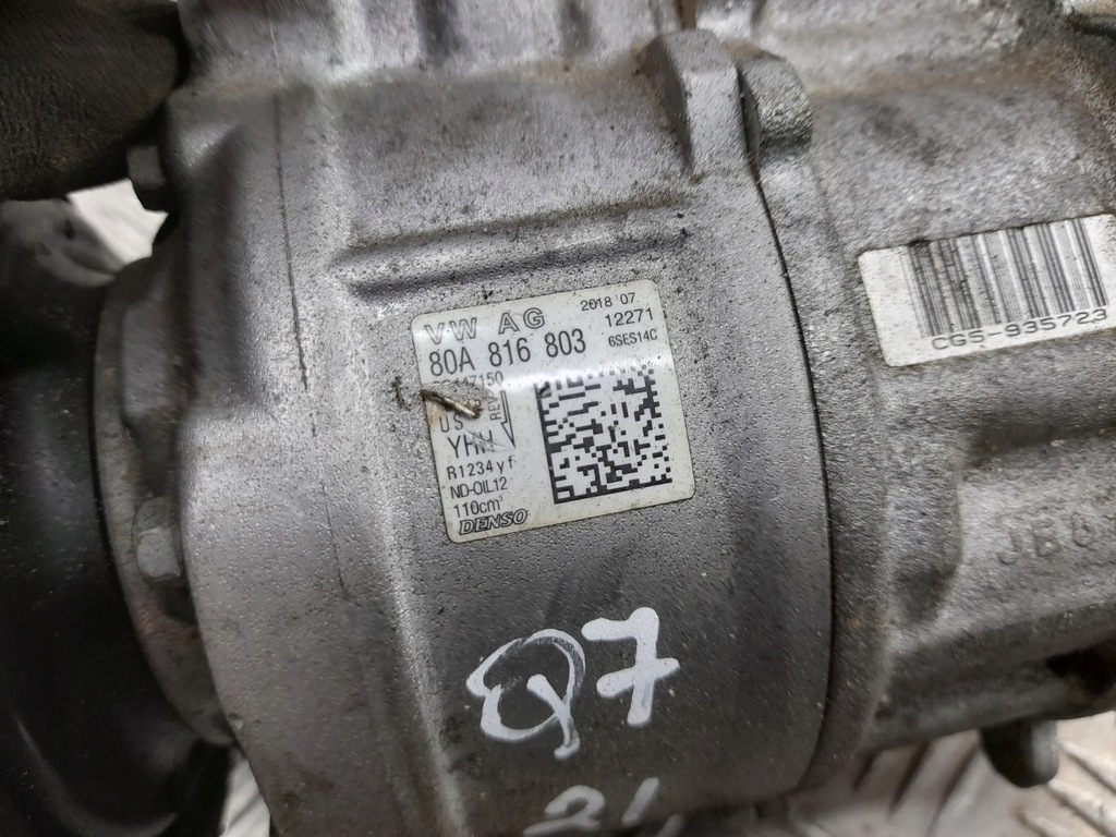 фото №9, Audi q7 4m 80a816803 с передний компрессоры кондиционера