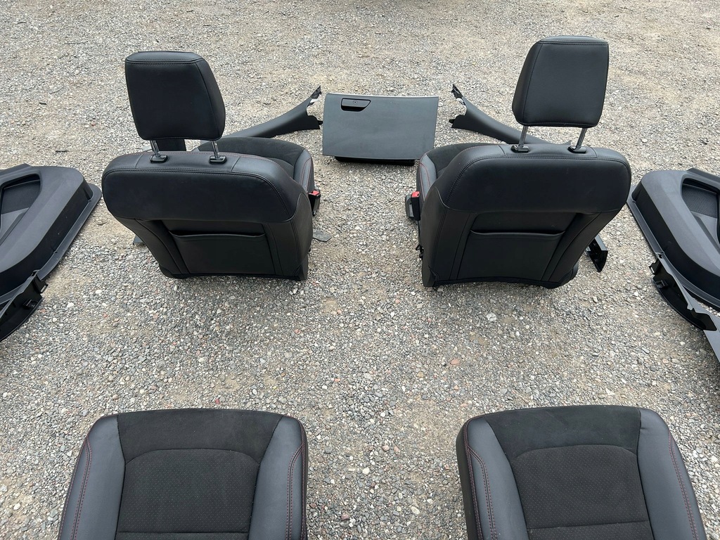 фото №15, Сиденья заднее сиденье обшивки стойки салон кожа комплект ford explorer v 2016-19