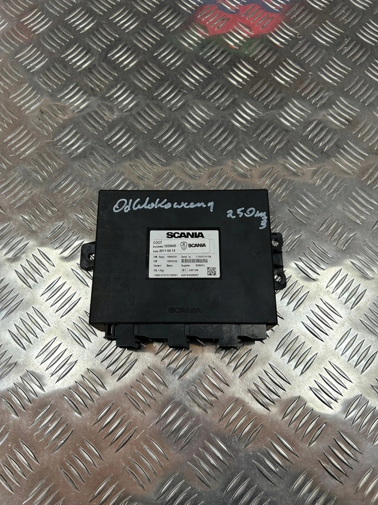 фото №1, Блок управления бортовой компьютер ecu coo7 scania r euro 6