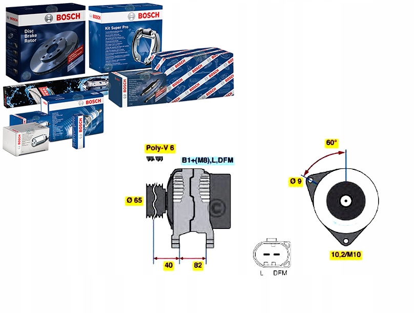 Купить Генератор bosch 986 044 470