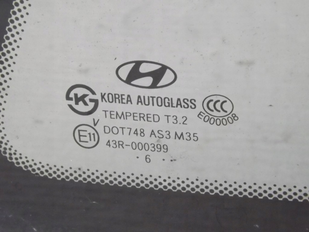 фото №10, Hyudai santa fe 2 ii стекло кузовная правый левый задняя правая левая задняя