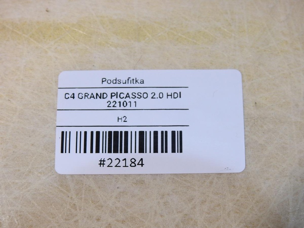 фото №10, Стеля citroen c4 grand picasso i