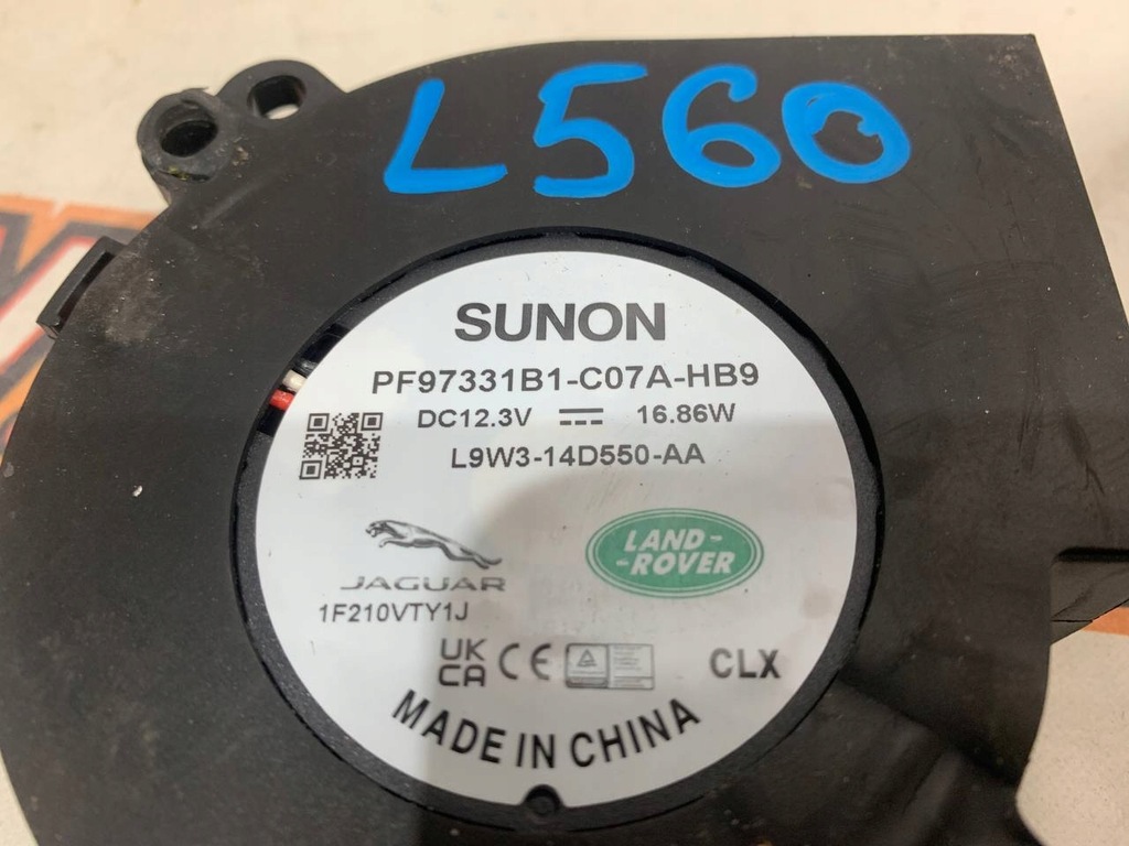 фото №3, Вентилятор аккумулятор velar l560 l9w3-14d550-aa