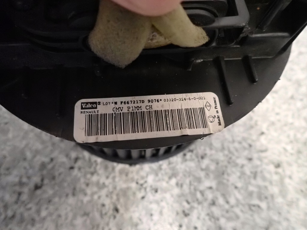 фото №7, Nissan note e11 06-11 вентилятор обігрівача повітродувка