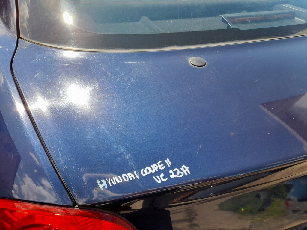 фото №5, Hyundai coupe ii крышка багажника багажника задняя задняя uc