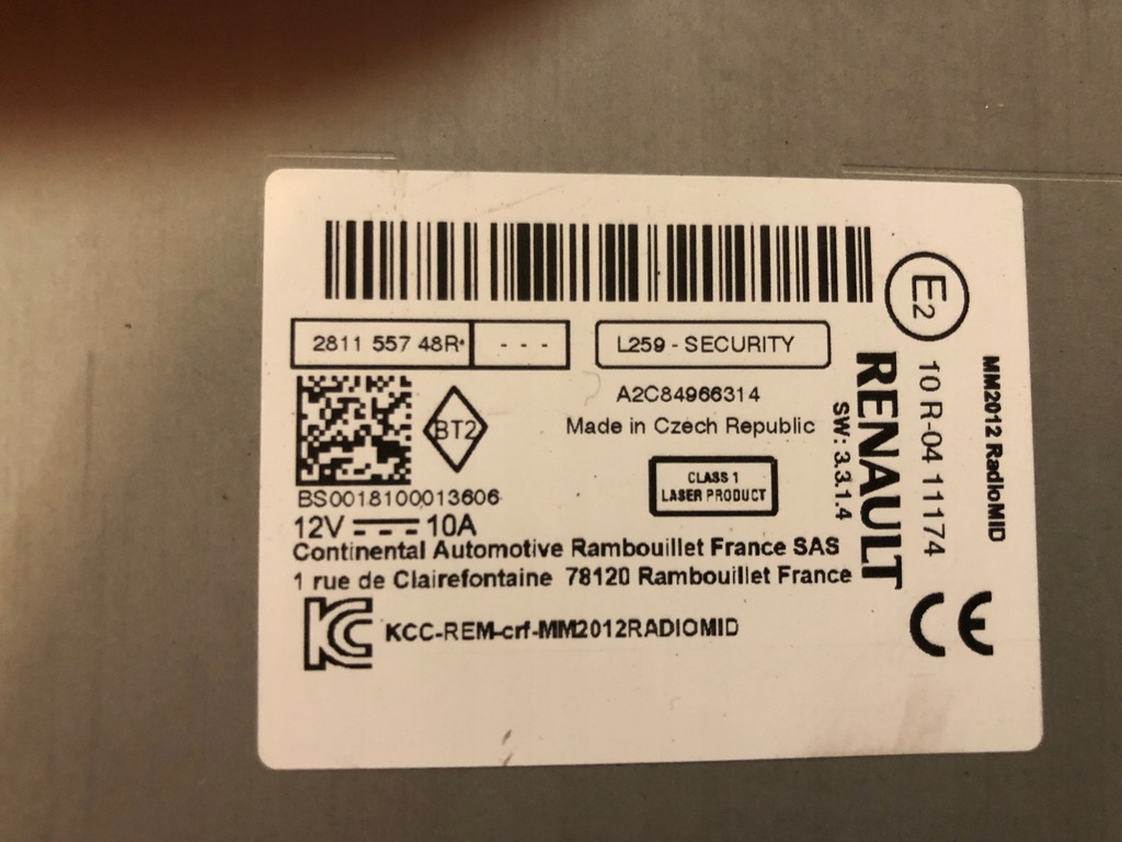 фото №5, Renault master iii навигация 281155748r 282754595r 241637407r 280233290r