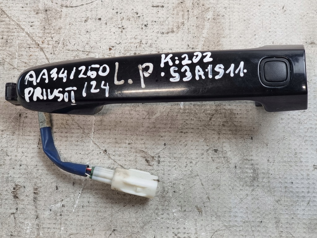 фото №1, Ручка зовнішня лівий перед k: 202 toyota prius ii 08r
