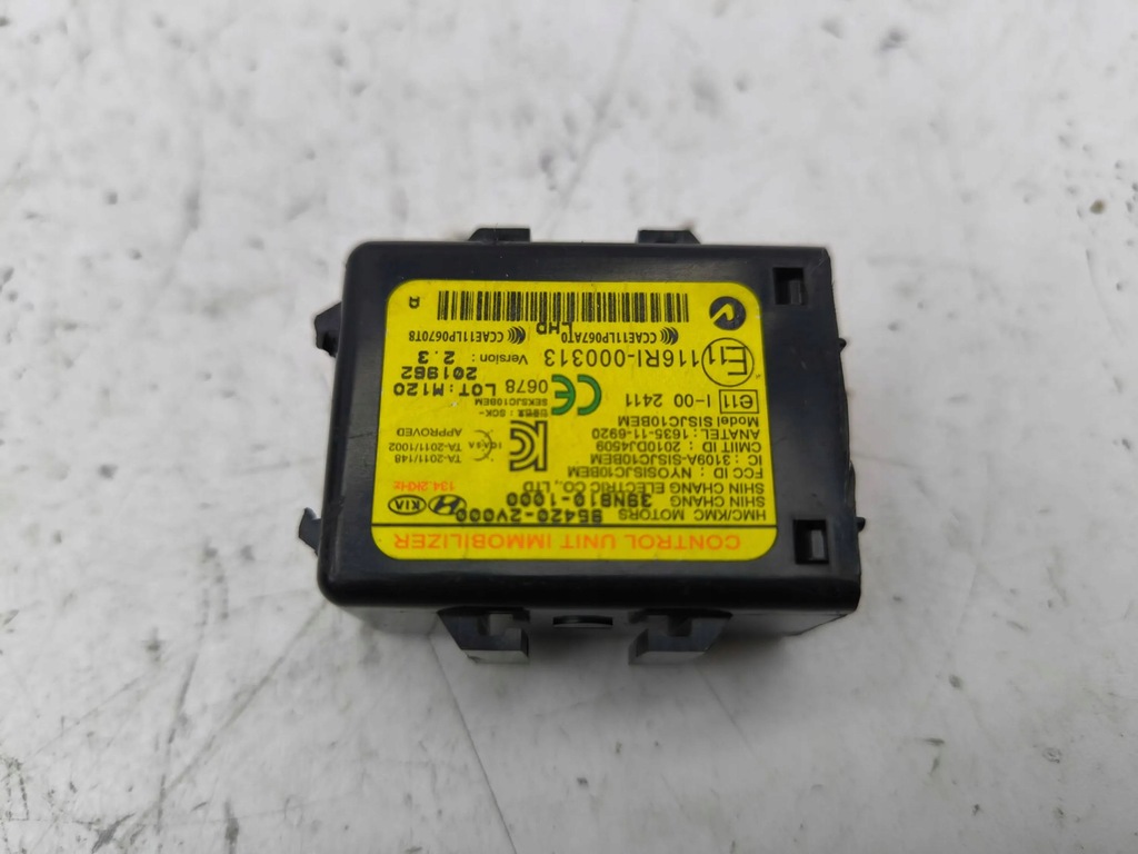 фото №1, Hyundai i40 2012 модуль / блок управления иммобилайзер