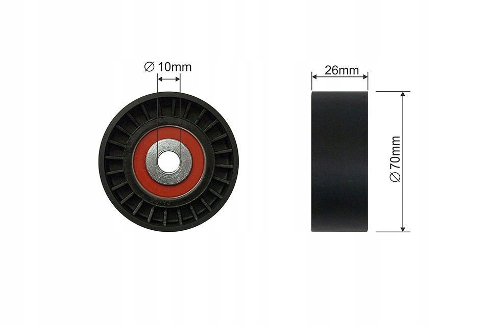 фото №1, Ролик ремень многоручейковый ford mondeo galaxy smax land rover freelander 2