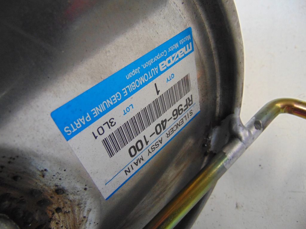 фото №8, Гаситель выхлоп mazda 629 97-02 rf9640100