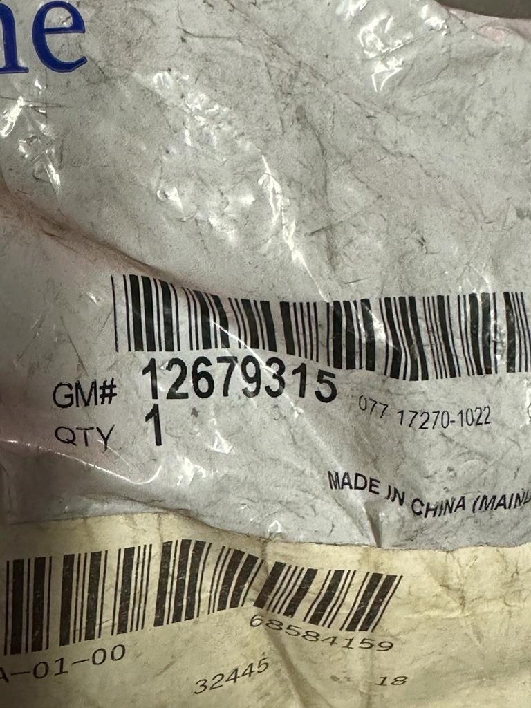 Купити Шланг зворотний оливи турбонагнітача оригінальний номер 12679315