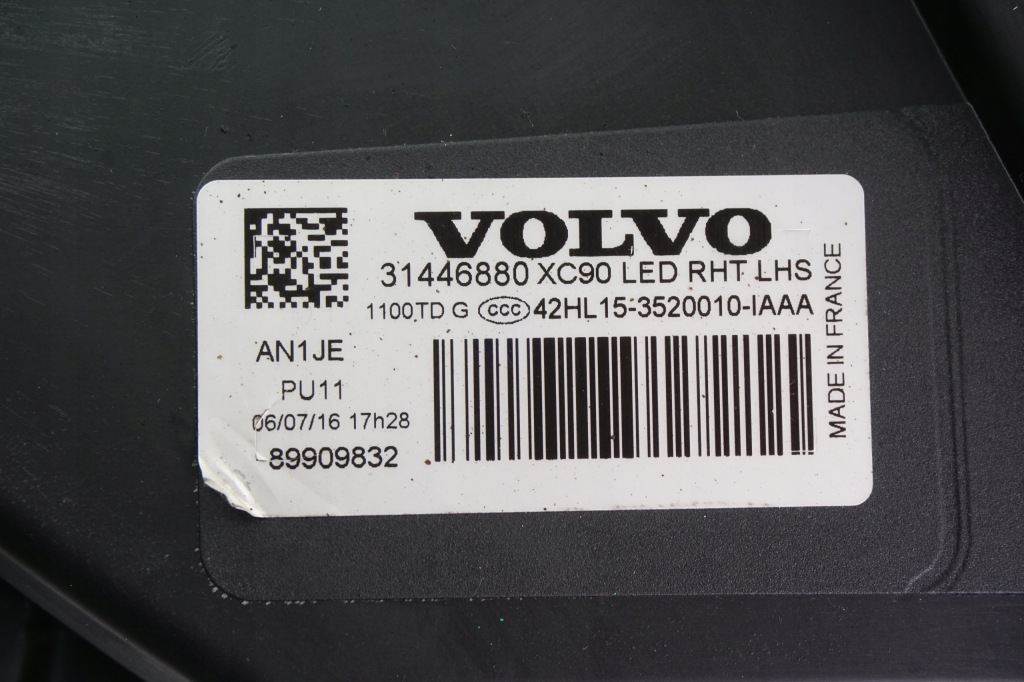 фото №6, Лампа передняя левая full led volvo xc90 ii 31446880