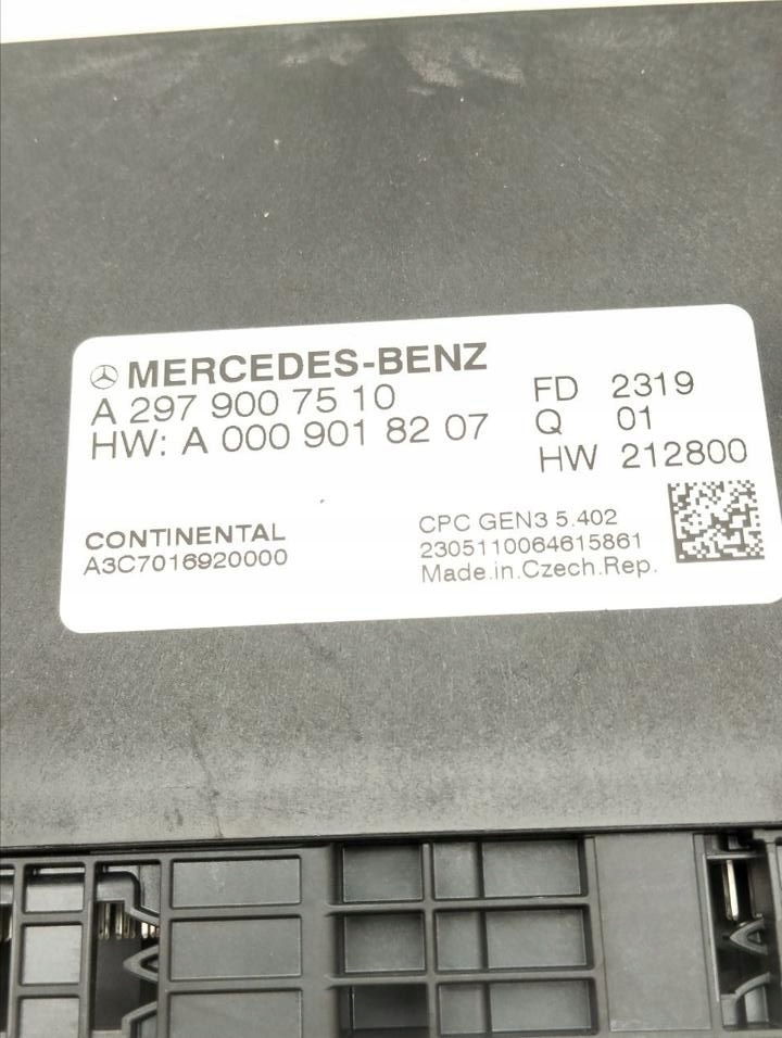 Mercedes-benz eqe v295 2023 блок управления / модуль привода a2979007510 Недорого