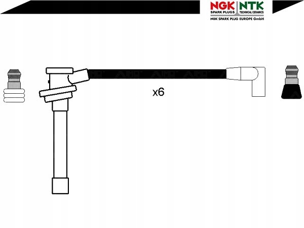 фото №2, Набір трубопровід запалювання ngk 2582
