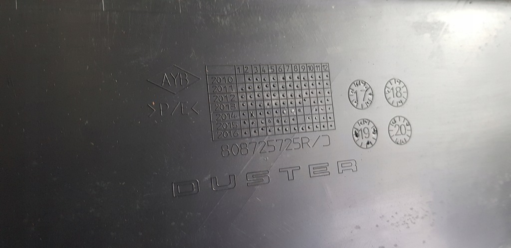 фото №9, Dacia duster i 09- молдинг дверь правая передняя 808725725r/j