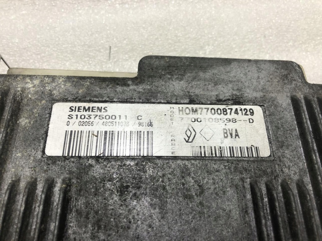 фото №3, Бортовий комп'ютер двигуна renault espace s103750011c