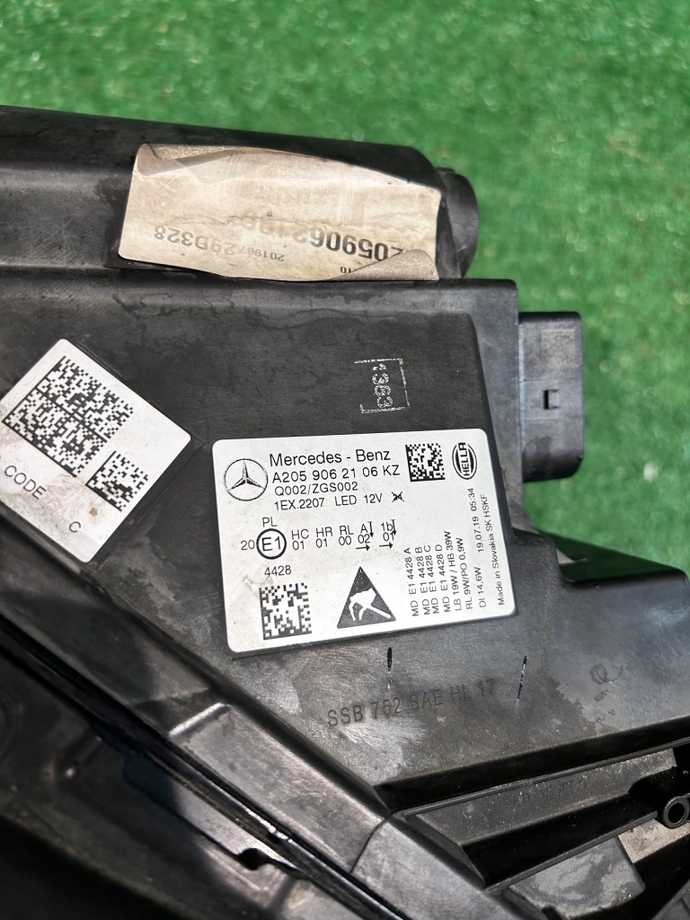 фото №4, Фара левый c-klasa w205 lift full led