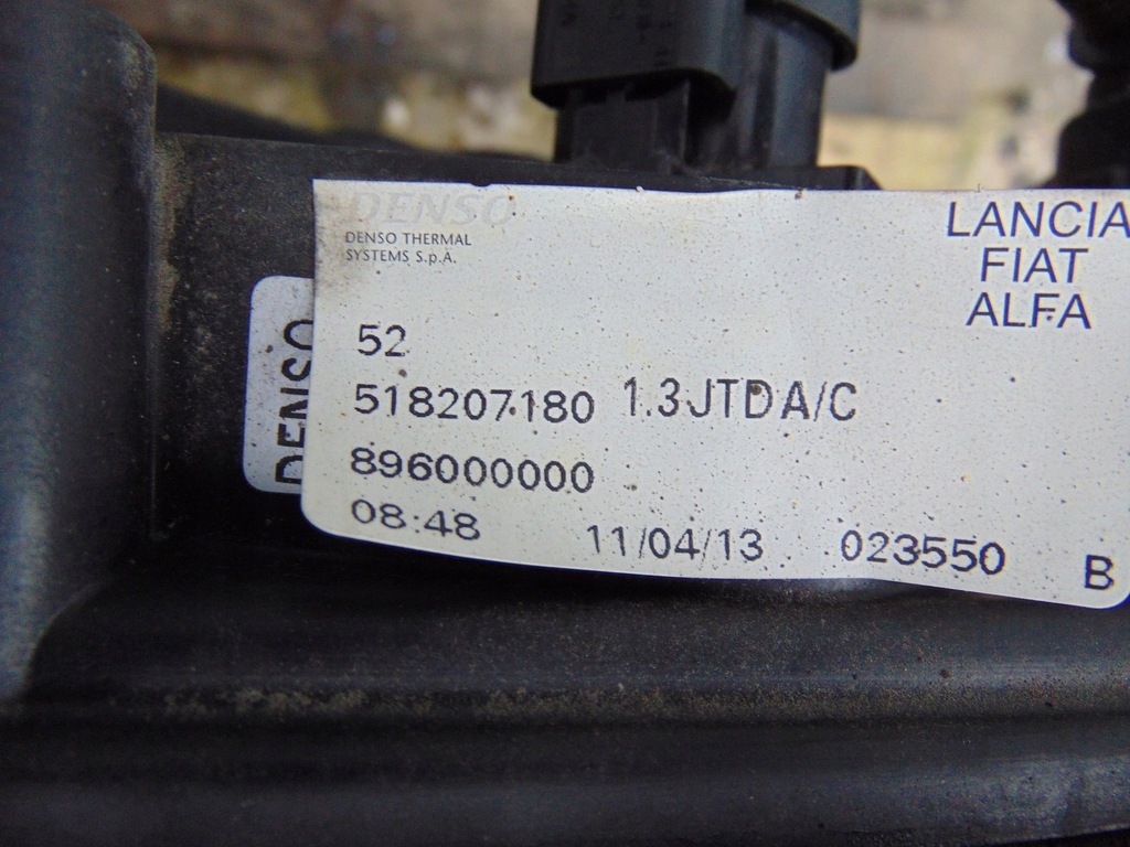 фото №15, Комплект радиатор вентилятор combo d doblo ii 1.3 d