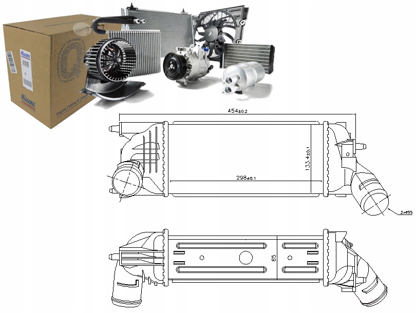 фото №1, Nissens інтеркулер citroen c5 ii 1.6 hdi rc8hzb