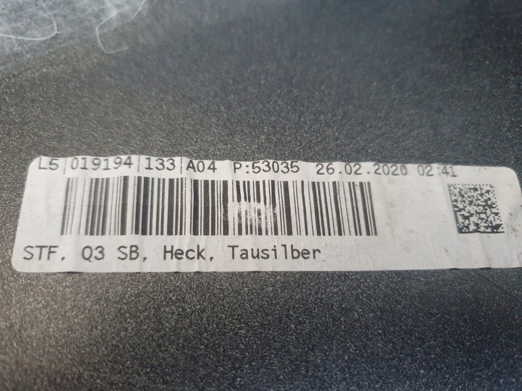 фото №13, Бампер задняя задний audi q3 83a 83f sportback 4xpdc