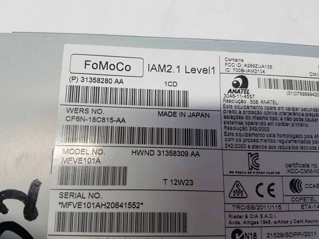 фото №3, Volvo v60 s60 ii радіо cd 31358280aa