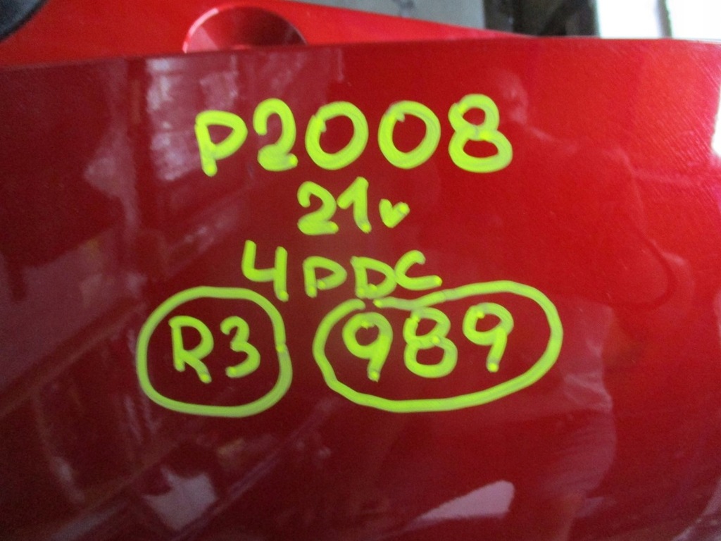 фото №10, Бампер peugeot 2008 ii 4 pdc задний задняя