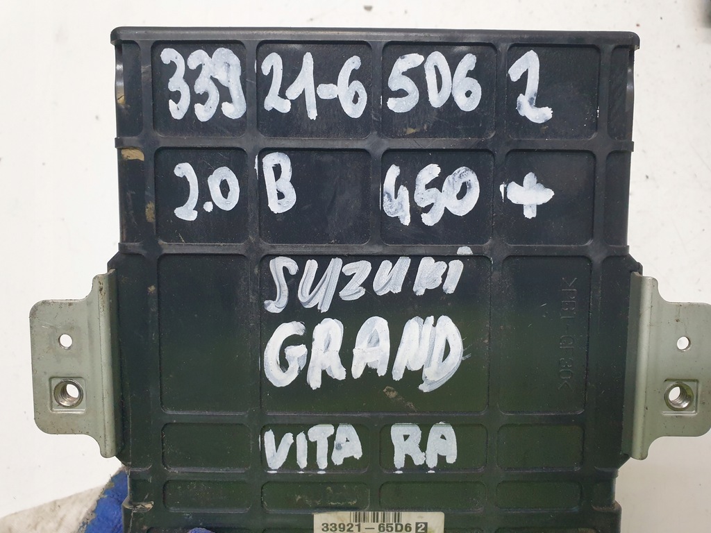 фото №5, Блок управления бортовой компьютер двигателя suzuki grand vitara 2.0 бензин 33921-65d62