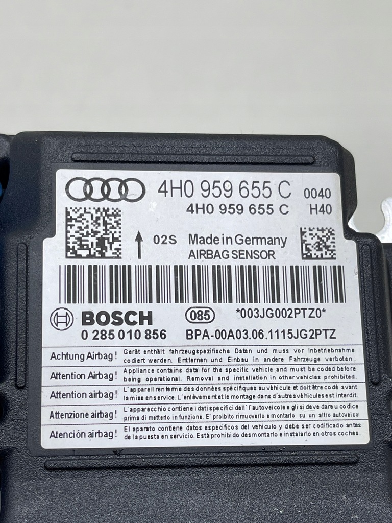 фото №10, Audi a6 c7 a7 a8 d4 модуль датчик датчик подушок повітряних подушка безпеки
