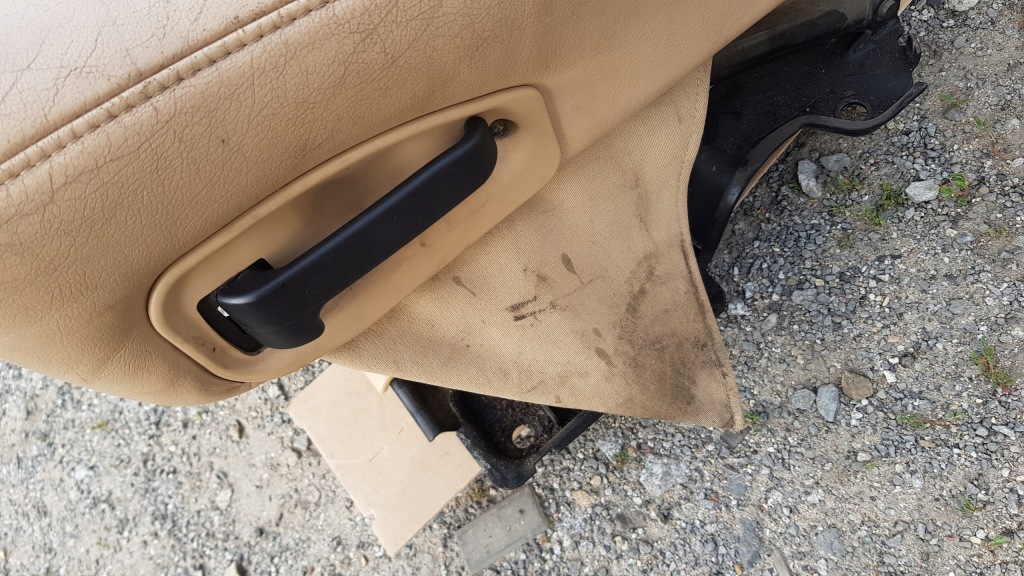 фото №11, Mercedes w163 ml сидіння заднє сидіння задня шкіра шкіряний спинка