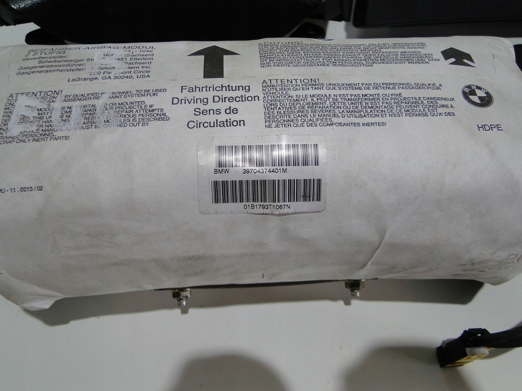 фото №4, Bmw e46 подушки безпеки подушка безпеки ремені europa