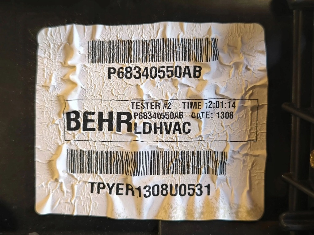 фото №8, Dodge charger 2018 отопитель / комплект