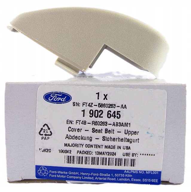 фото №4, Заглушка поперечина ліва безпеки задня edge 18-1902645 _ ft4b-r60263-ab3am1