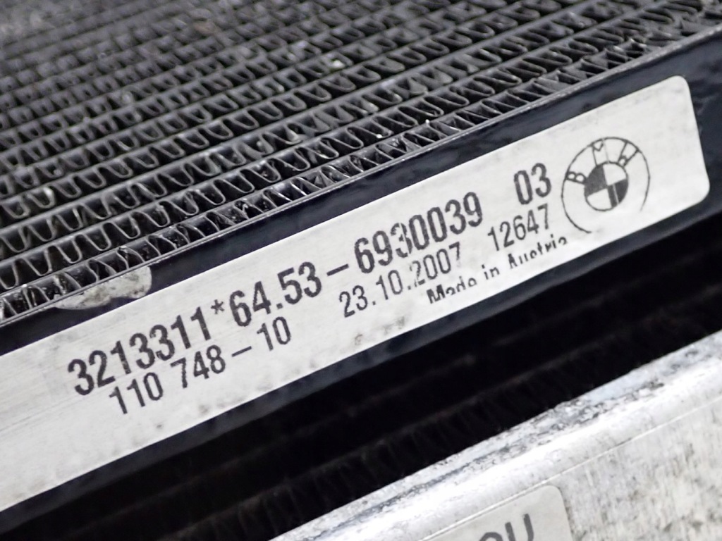 Купити Комплект радіатор води кондиціонера вентилятор bmw 3 e90 e91 2.0d 130kw