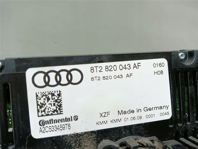 фото №6, Панель обдув кондиционера audi a4 a5 8t2820043af