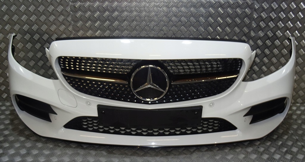 фото №7, Mercedes w205 coupe/cabrio набір amg перед kompletny бампер капот лампи