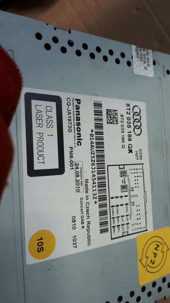 A4 b8 a5 8t радіо cd concert 8t2035186q uk Зі Шроту