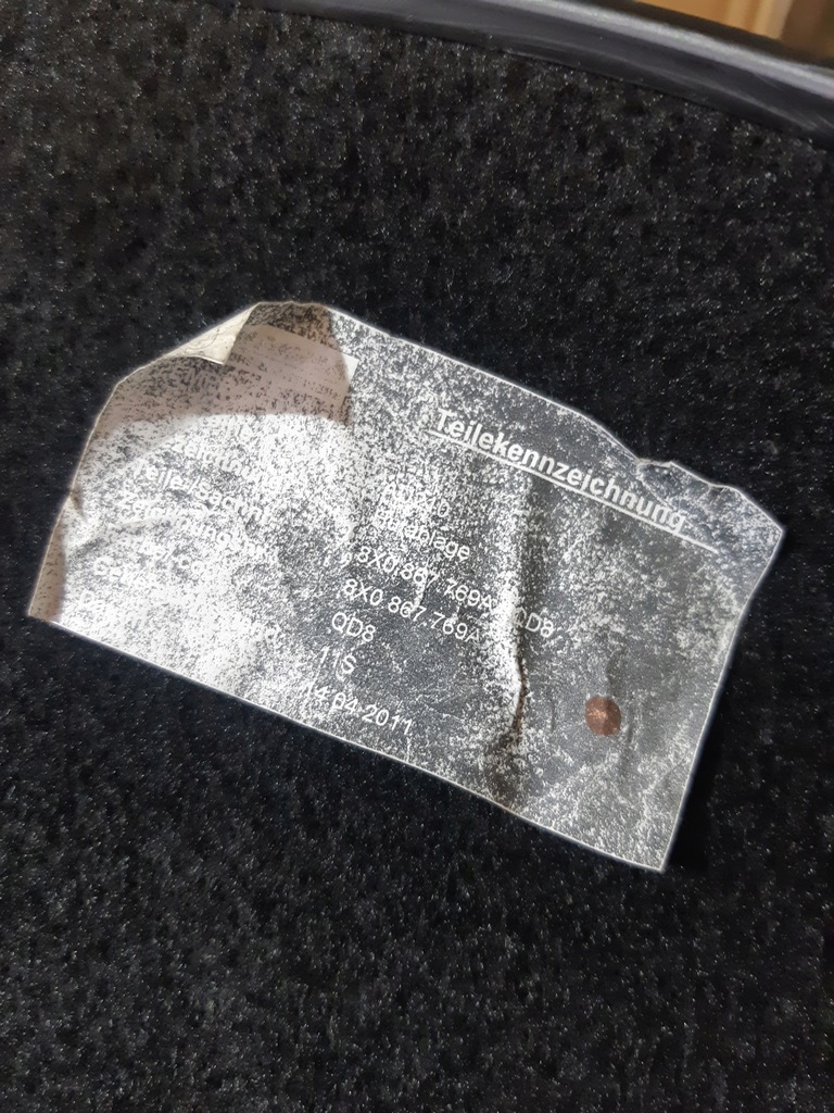 фото №11, Audi a1 8x полка багажника задняя задняя 8x0867769a