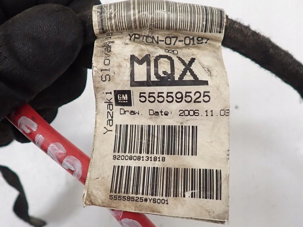 Купити Клема електропроводка акумулятор 55559525 opel zafira b 2 1.6i z16xer 08r