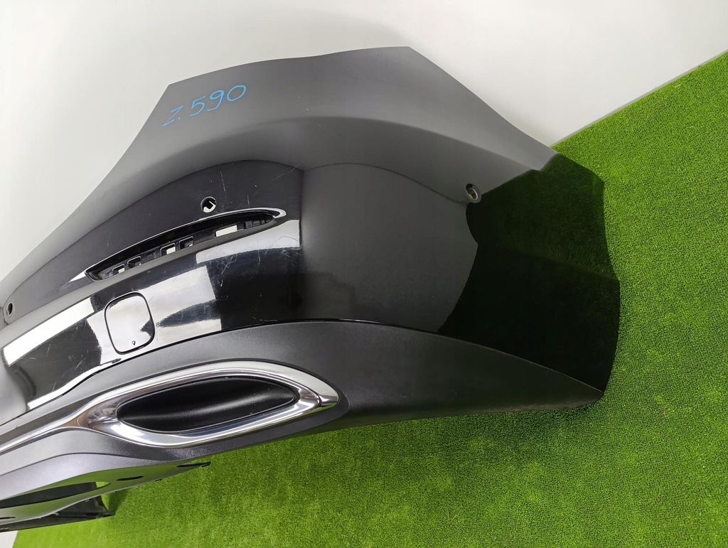 фото №11, Mercedes c-klasa w206 a206 sedan бампер задня задній дифузор хром звичайний 206