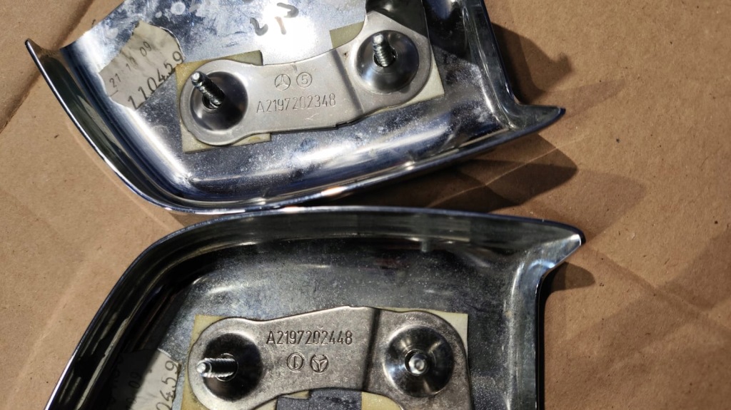 фото №4, Заглушка защита уголок хром обшивка дверь mercedes cls w219 c219 lift