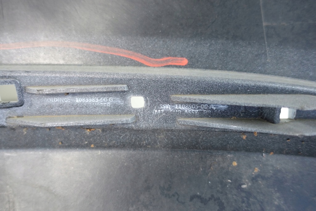 Tesla model 3 iii 2017- бампер задняя задний 1083983-00-g Доставка