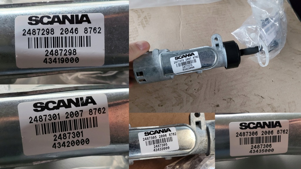 фото №10, Замок запалювання kpl з ключами scania r roczniki 2005-2022 2487305 nowa !!! fv !