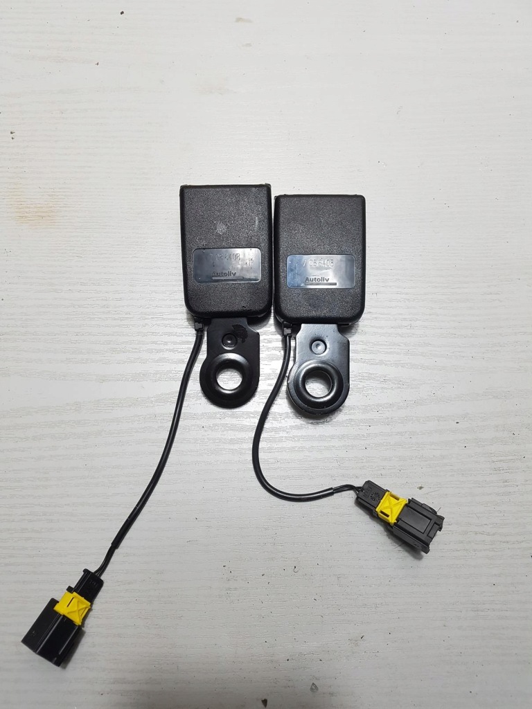 Peugeot 207 cc клипса замок поперечина безопасности задний Оригинал