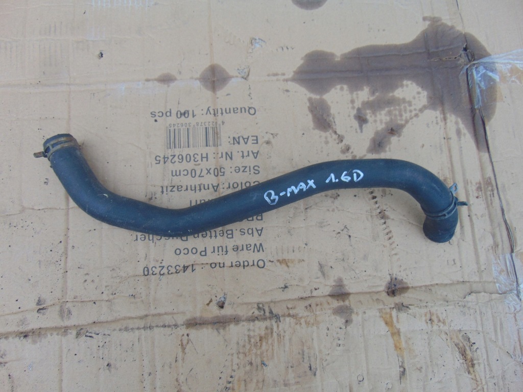 фото №1, Ford b-max 1.6 tdci wąż шланг wody