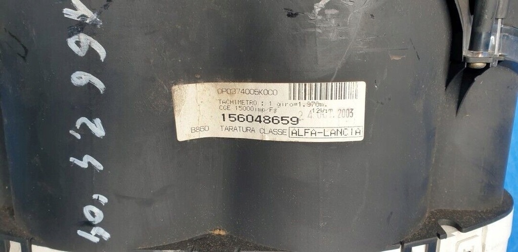 фото №6, Лічильник прилади alfa romeo 166 2.4 jtd 156048659