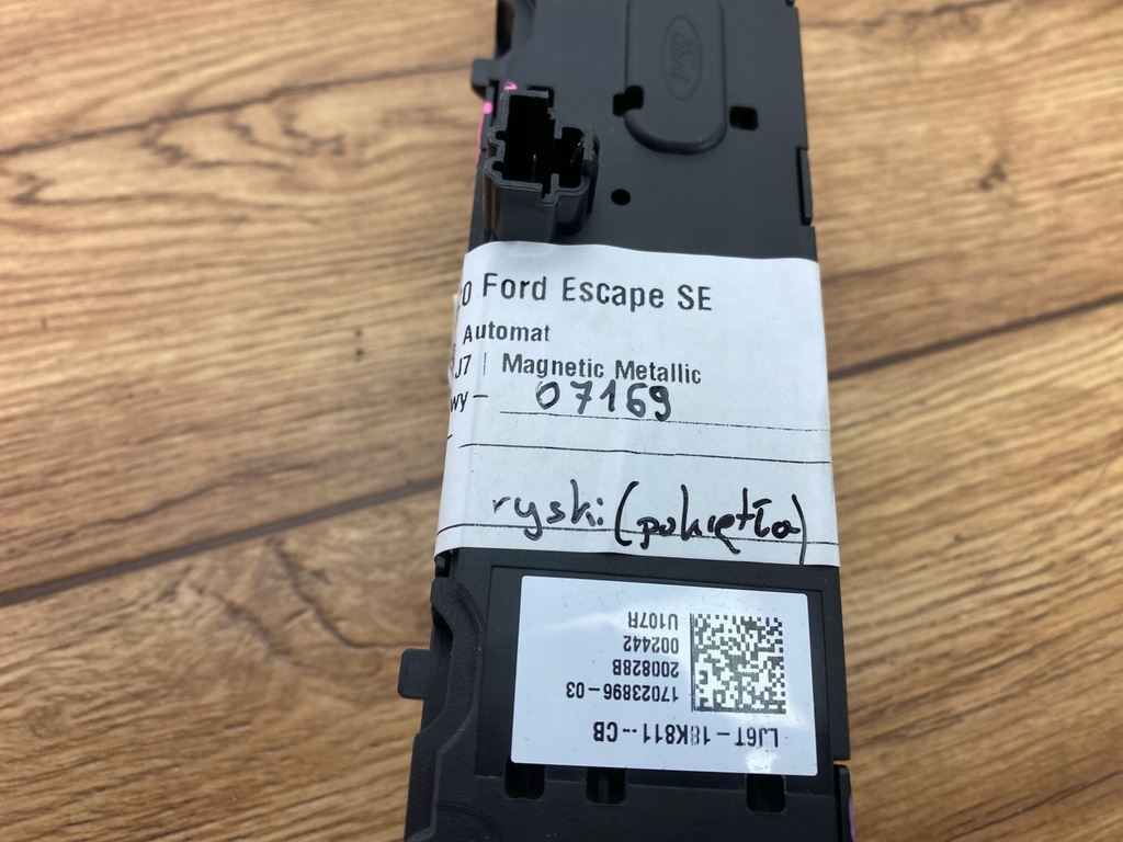 фото №8, Панель управление радио радио ford escape 1.5l 2020+ kuga mk3 usa