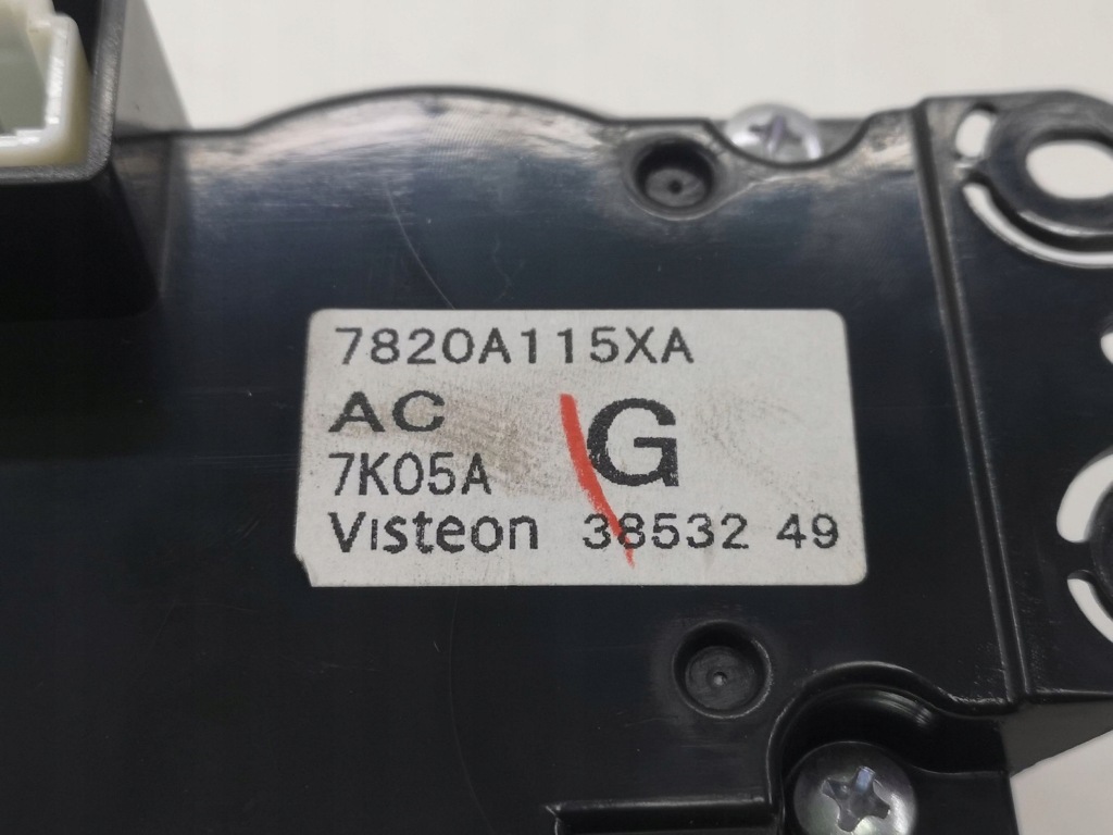 фото №7, Citroen c-crosser 2009 панель кондиционера