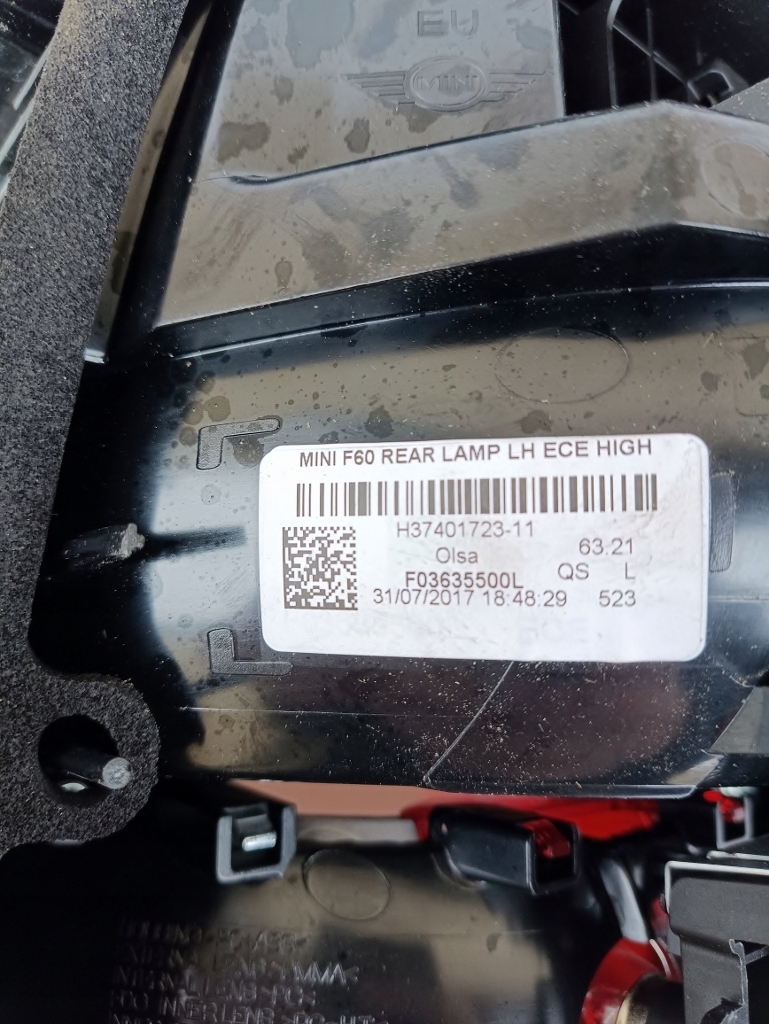 фото №5, Лампа ліва lub права led mini countryman f60 16r-