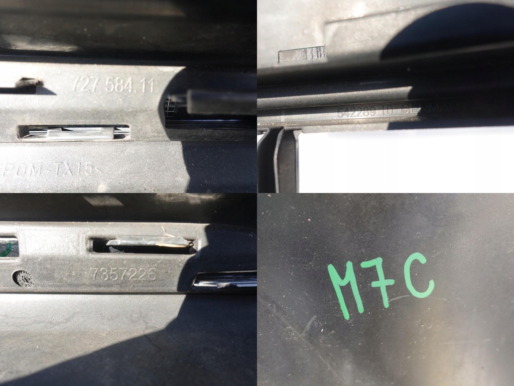 Bmw оригінальний номер 7357226 бампер передній Оригінал