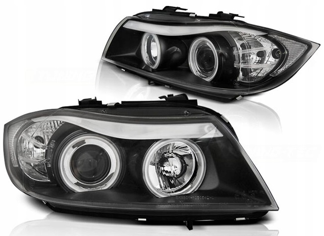фото №1, Фара лампа kpl кільця angel eyes led ccfl тюнінг bmw 3 e90 e91 2004-2008
